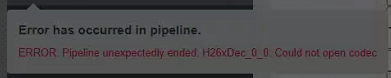 H26xDec_0_0: Could not open codec