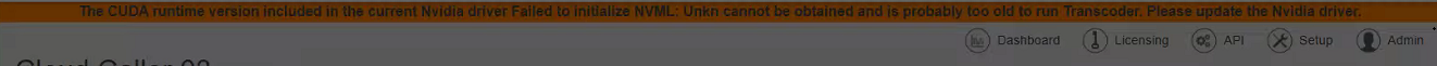 Nvidia driver Failed to initialize NVML