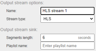 Figure 56: HLS CONFIGURATION