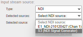 Figure 57: NDI CONFIGURATION