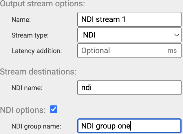 Figure 61: NDI GROUP OUTPUT